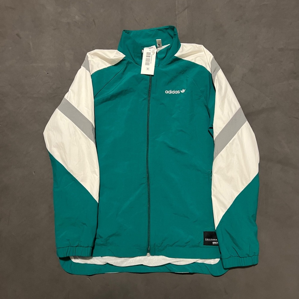 NWT‎ Adidas Originals Windbreaker Jacket Youth Size Large Retro Y2K Trefoil